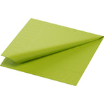 Zellteller 24x24 cm, 3-lagig, Kiwi - 250 Stück Packung | Packung (250 Servietten)