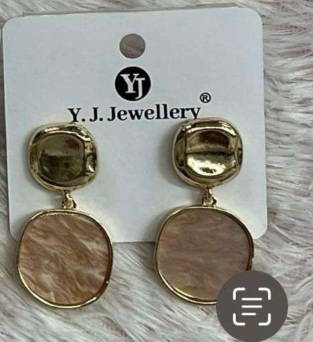 Geometric Shell Earrings