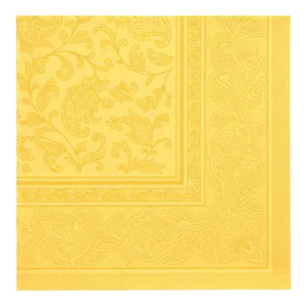 Servietten RC "Ornaments" 40x40cm/20Stk. | Gelb
