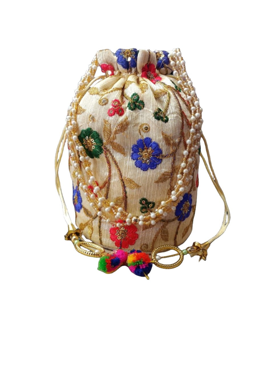 Indian Velvet  Potli Bag