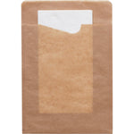 Snack Sacchetto mit weißer 2-lg. Serviette Braun Papier