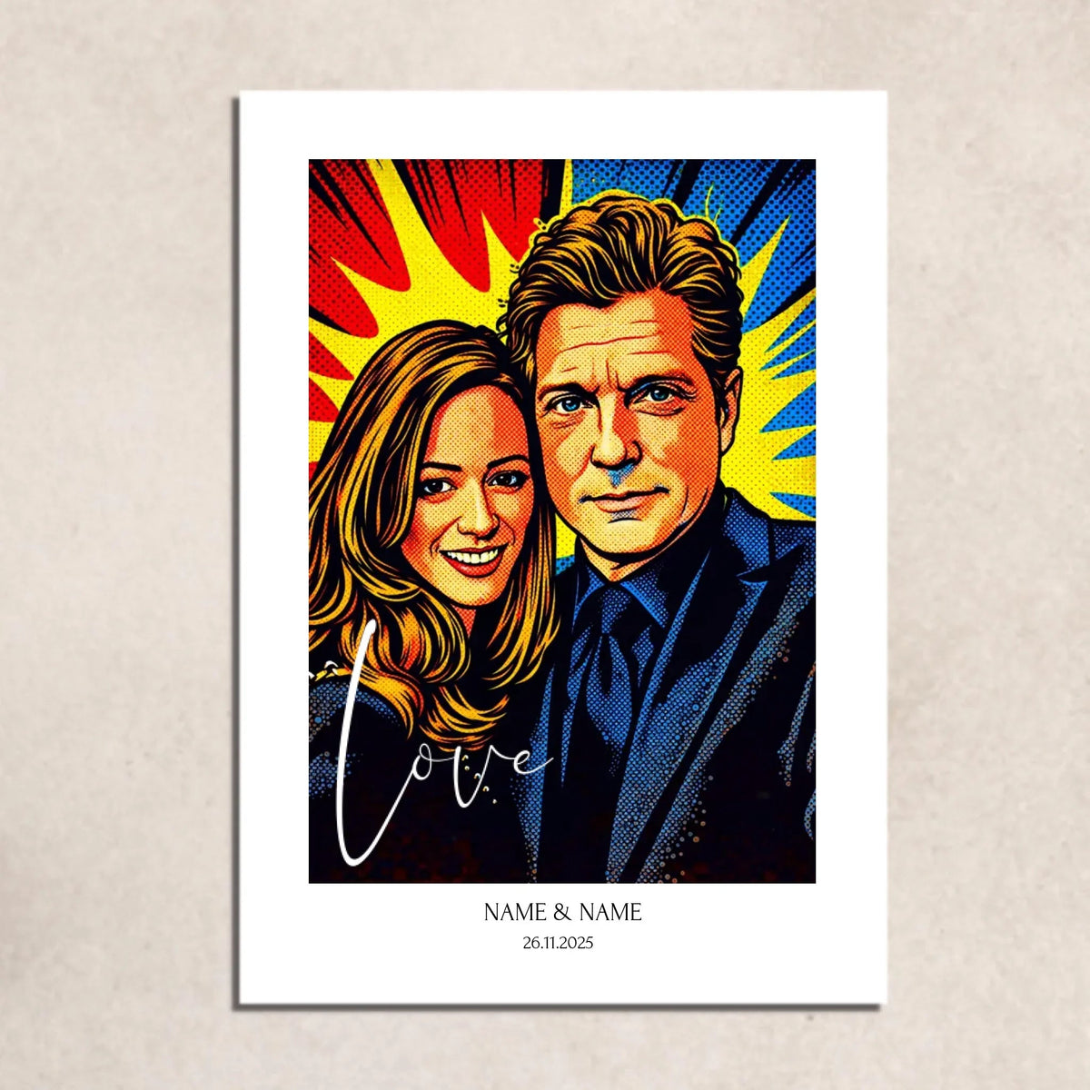 FOTO-POSTER POP ART mit Deinem Bild personalisiert