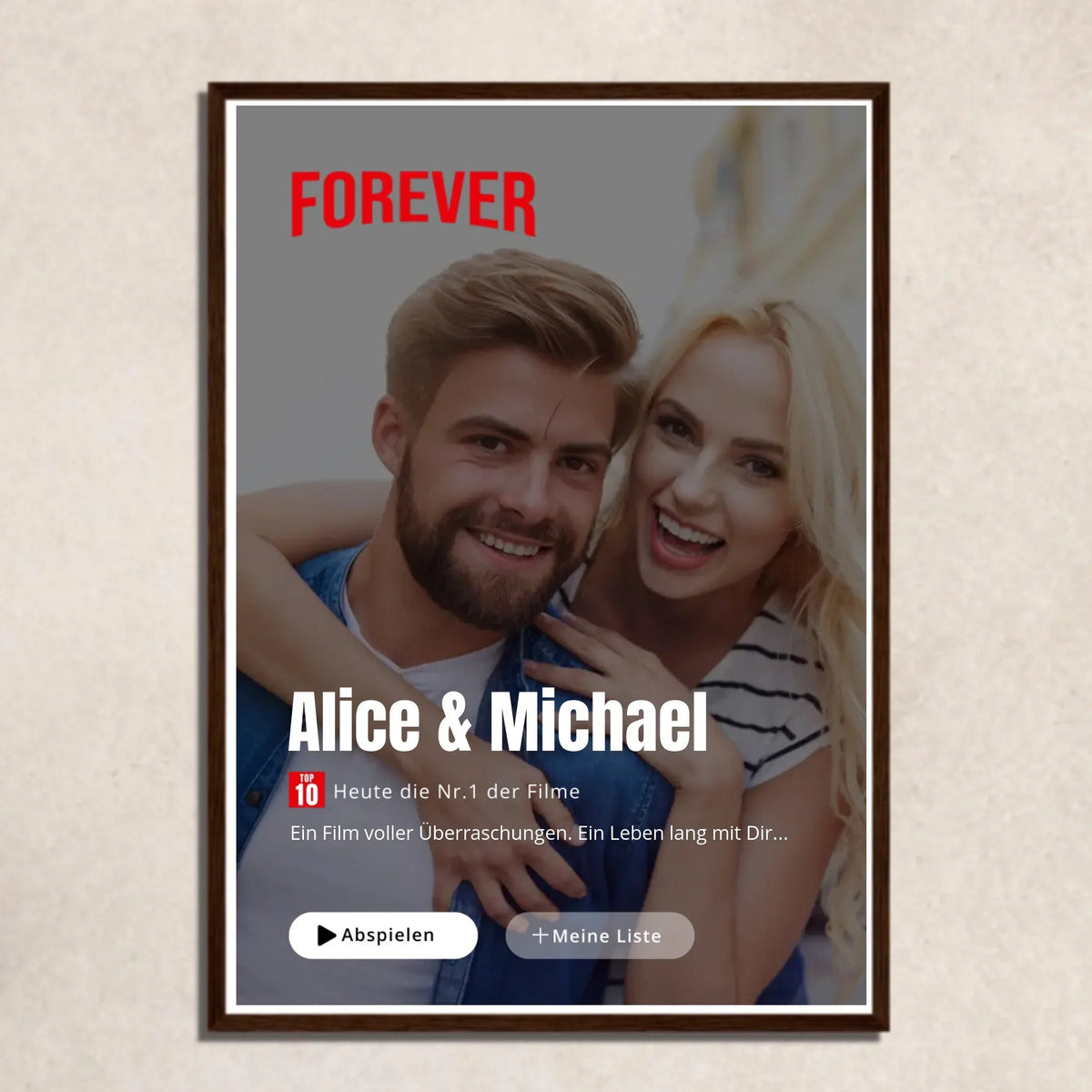 FOTO-POSTER MOVIE STREAMING mit Deinem Bild