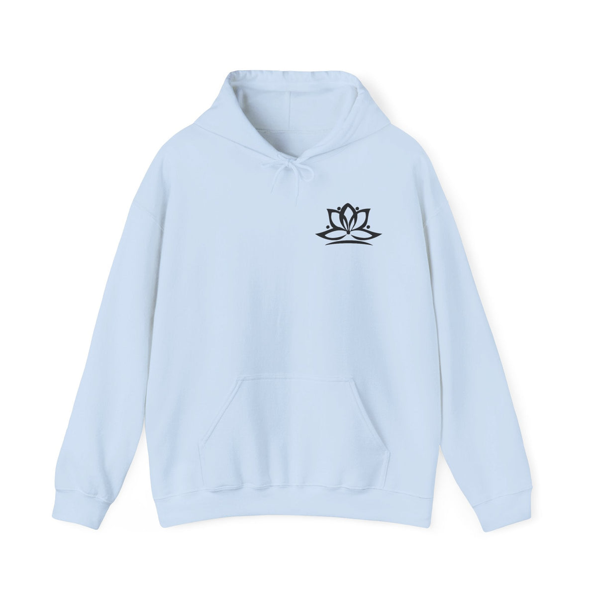 Lotus-Mandala-Hoodie mit Om-Symbol – Spirituelles Yoga-Sweatshirt