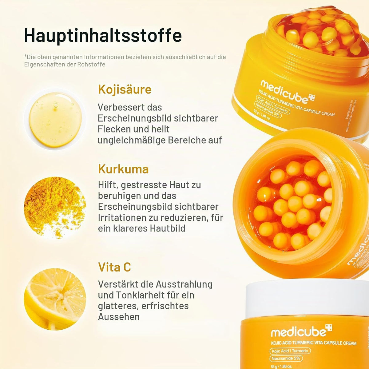 Medicube Kojic Acid Turmeric Vita Capsule Cream 53 g