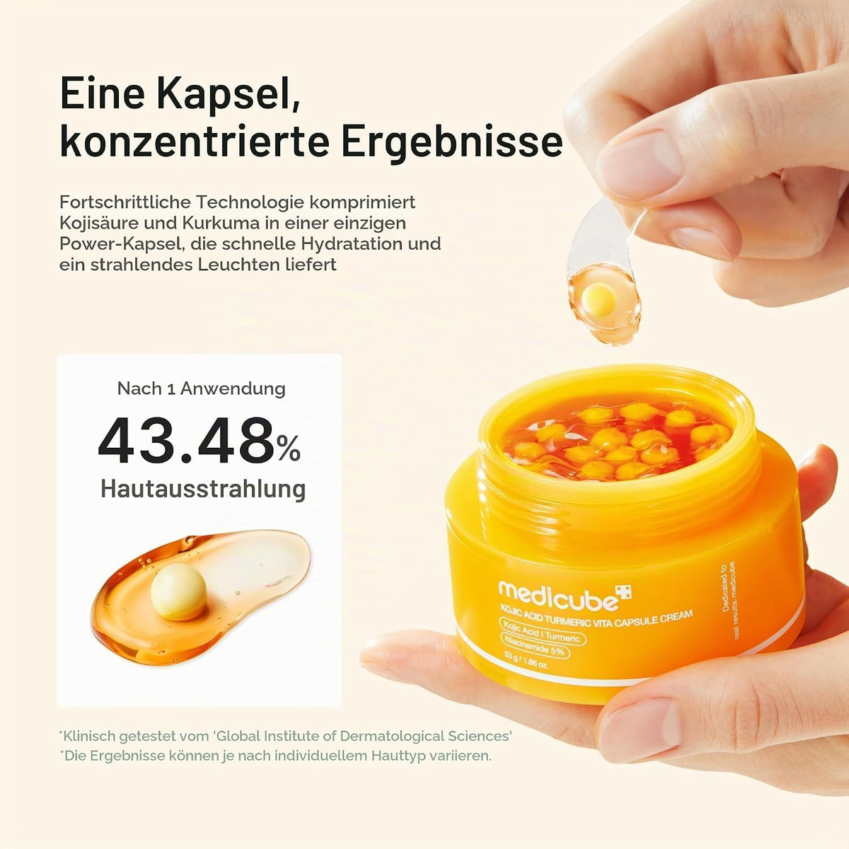 Medicube Kojic Acid Turmeric Vita Capsule Cream 53 g