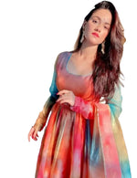 Anarkali Kurta, Bottom & Dupatta Set
