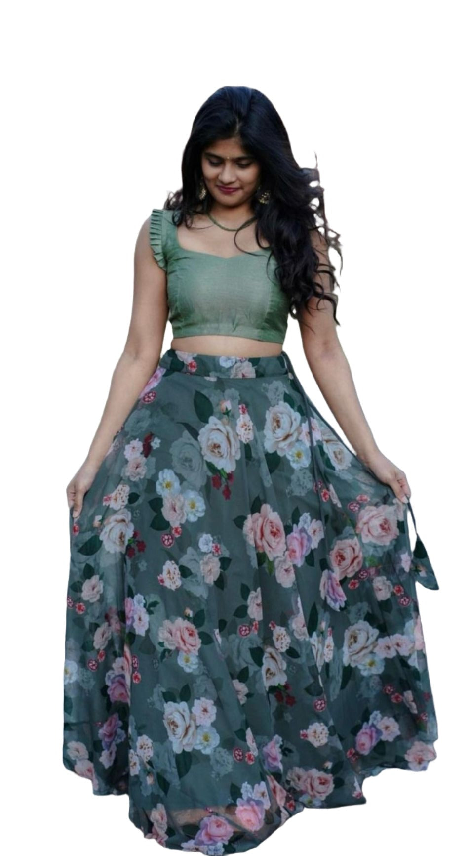 Lehenga With Stitched Choli in Germany