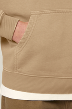 White Label Stick Oversize Garment-Dyed-Hoodie