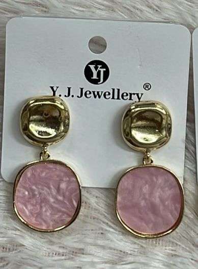 Geometric Shell Earrings