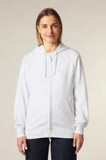 White Label Stick Iconic Unisex-Medium-Fit-Zip-Hoodie
