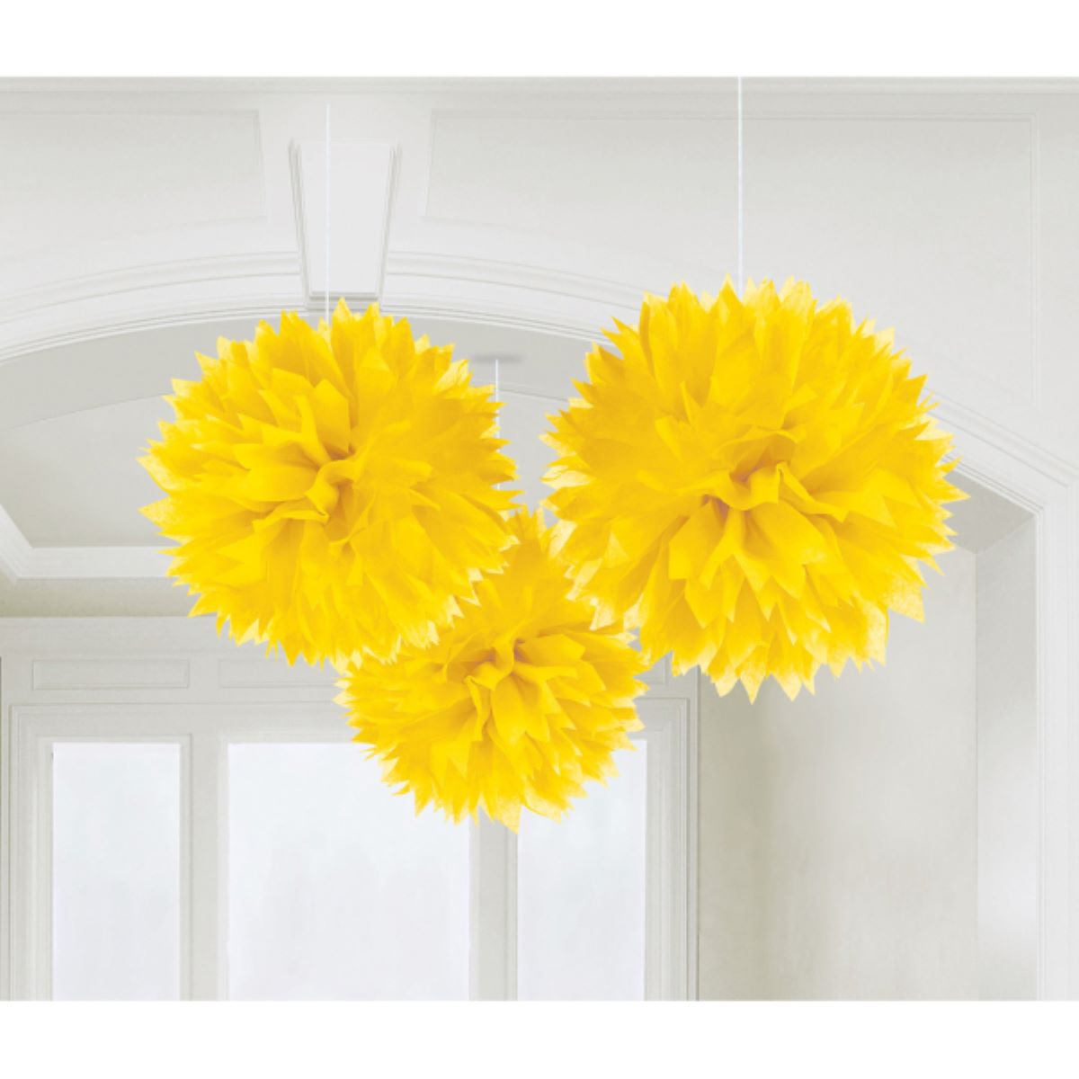 Wabenball Fluffy 40cm/3St. Gelb