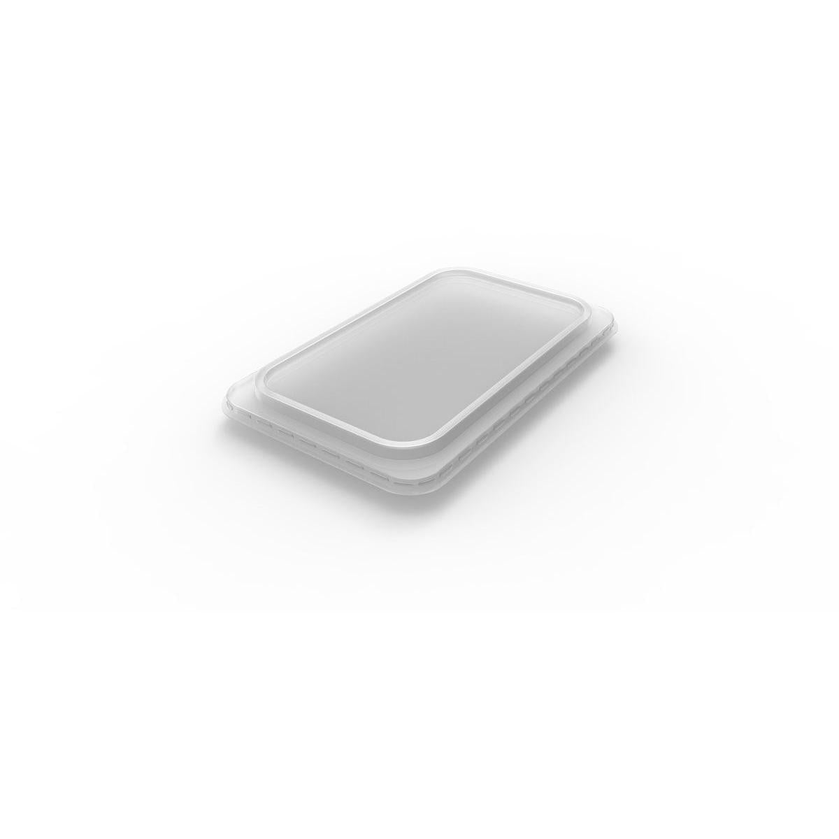 Deckel für 1/4 GN Menüschalen  Transparent PP 272x173  | Packung (225 Stück)