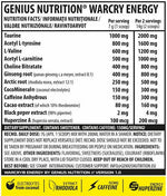 Genius Nutrition - Warcry Energy 300g