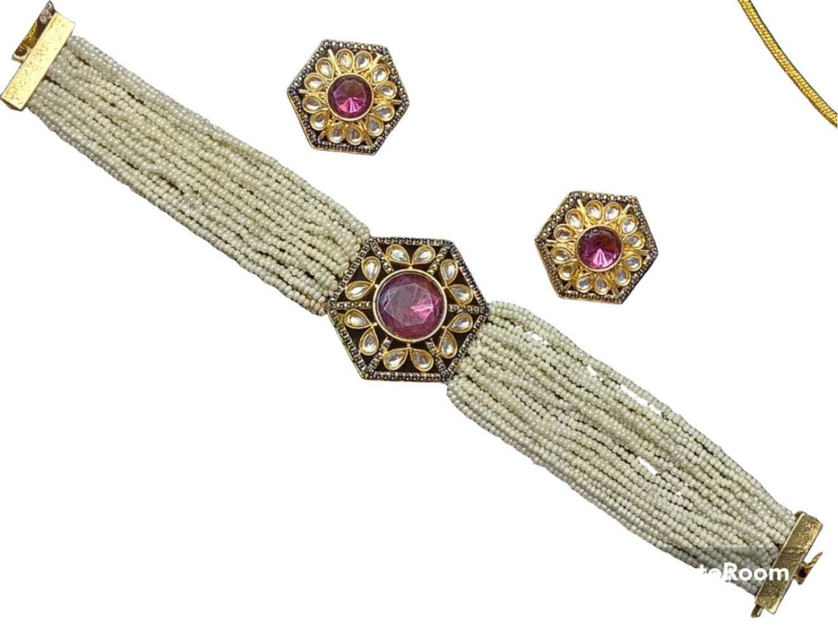 Kundan Chokar set