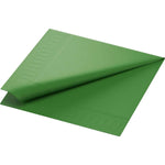 Zellt.Serv. 40x40 cm, 3-lagig, Blattgrün - Hochwertige Servietten | Packung (250 Servietten)
