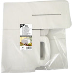 PAPSTAR 20 Lunch-Boxen, Pappe "pure" eckig 12,5 cm x 15,5 cm x 22,5 cm mit Tragegriff