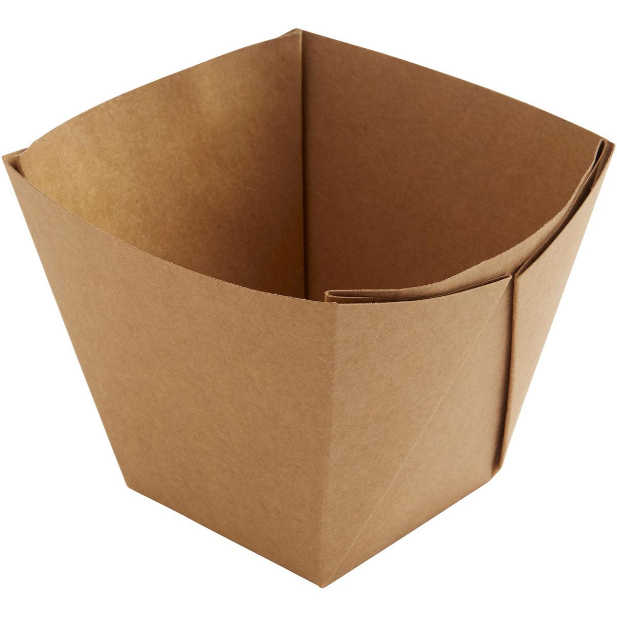 Viking Cube High Box  Braun Karton/PE 113x113x100 | Packung (300 Stück) Namma Markt