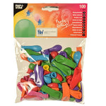 PAPSTAR Luftballons farbig sortiert, ideal für Wasserbomben | Beutel (100 Stück)