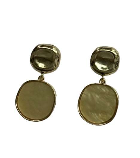 Geometric Shell Earrings