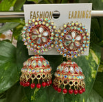 Stone And Beads Jhumki