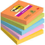 Post-it® Super Sticky Notes, 76 mm x 76 mm, 90 Blatt/Block, 100% PEFC