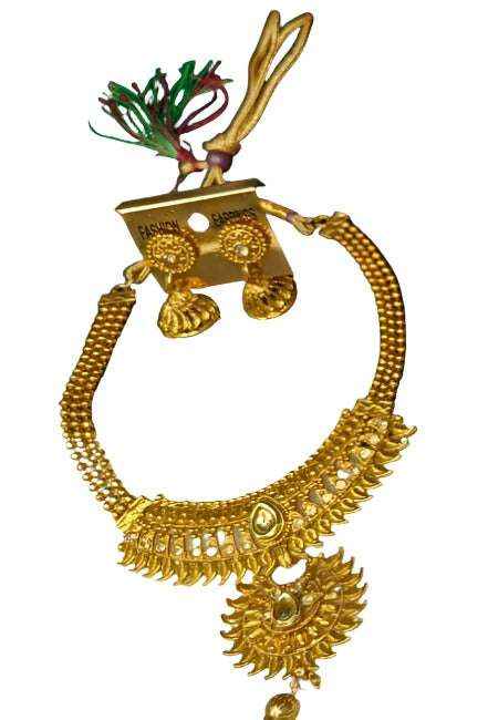 South Indian  Gold Plated Necklace Set