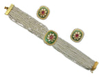 Pearl Choker Necklace Set
