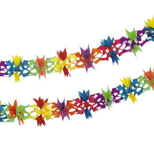 PAPSTAR Girlande "Fantasy", Papier, Ø 17 cm, 6 m lang | Beutel (1 Stück) Namma Markt