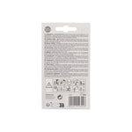 PAPSTAR Zahlenkerze 7,3 cm weiss mit rotem Rand