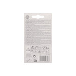 PAPSTAR Zahlenkerze 7,3 cm weiss mit rotem Rand