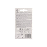 PAPSTAR Zahlenkerze 7,3 cm weiss mit rotem Rand
