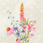 Servietten 33x33 cm, 3-lagig, Floret Design | Packung (250 Stück)