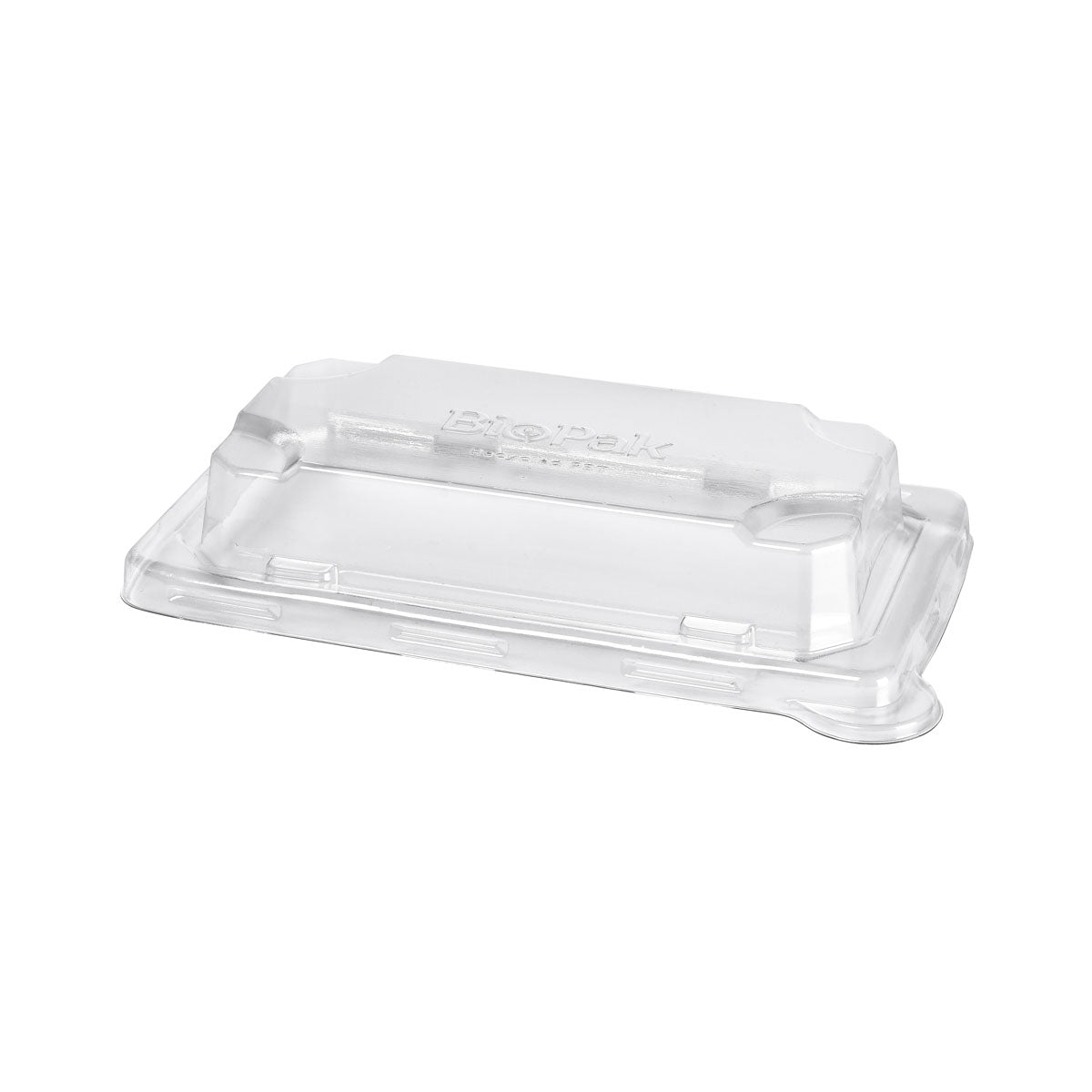 rPET Deckel Sushi slim short  Transparent rPET 176x103x33 | Packung (50 Stück)