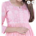 Embroidered Cotton Rayon Anarkali Kurta