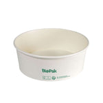 Bowl Ronda WIDE+ Karton/PLA Weiß 1300 ml  Weiß Karton FSC/PLA 184x184x66 | Packung (25 Stück) Namma Markt