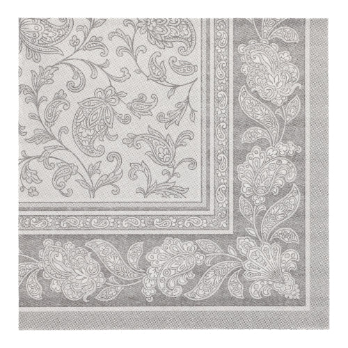 PAPSTAR 50 Servietten "ROYAL Collection" 1/4-Falz 40 x 40 cm grau