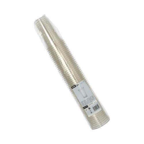 Starpak 50 Trinkbecher "Hurricane", PET glasklar
