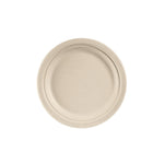 Teller ø 22 cm Braun - uncoated  Braun Bagasse Ø220 | Packung (50 Stück)