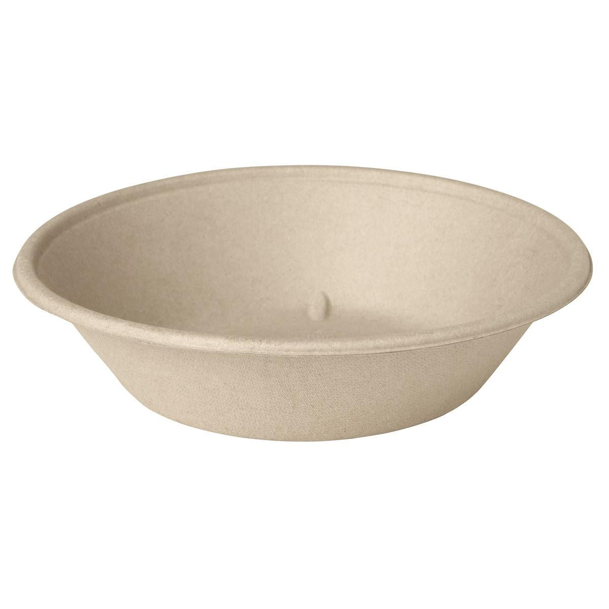 Classic Bowl 800 ml - uncoated  Braun Bagasse 194x194x48 | Packung (40 Stück)