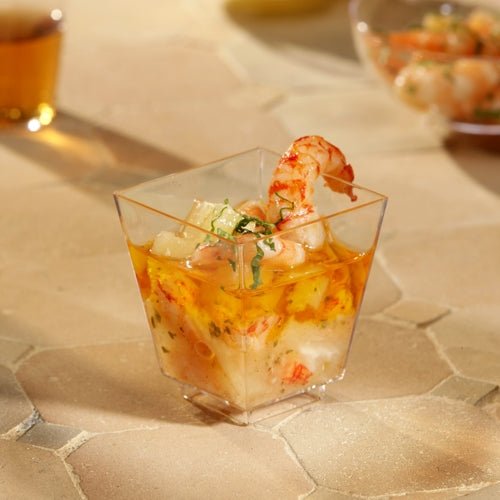 Starpak 50 Fingerfood - Schalen, PS glasklar