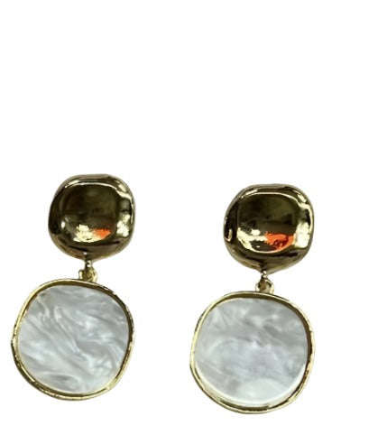 Geometric Shell Earrings Namma Markt