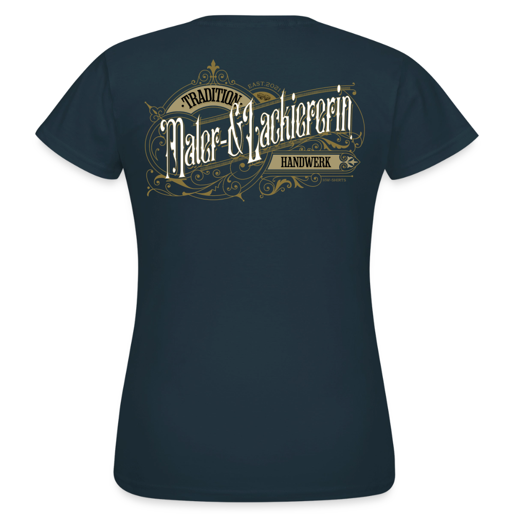 Frauen T-Shirt "Maler-&Lackiererin"-Nostalgie