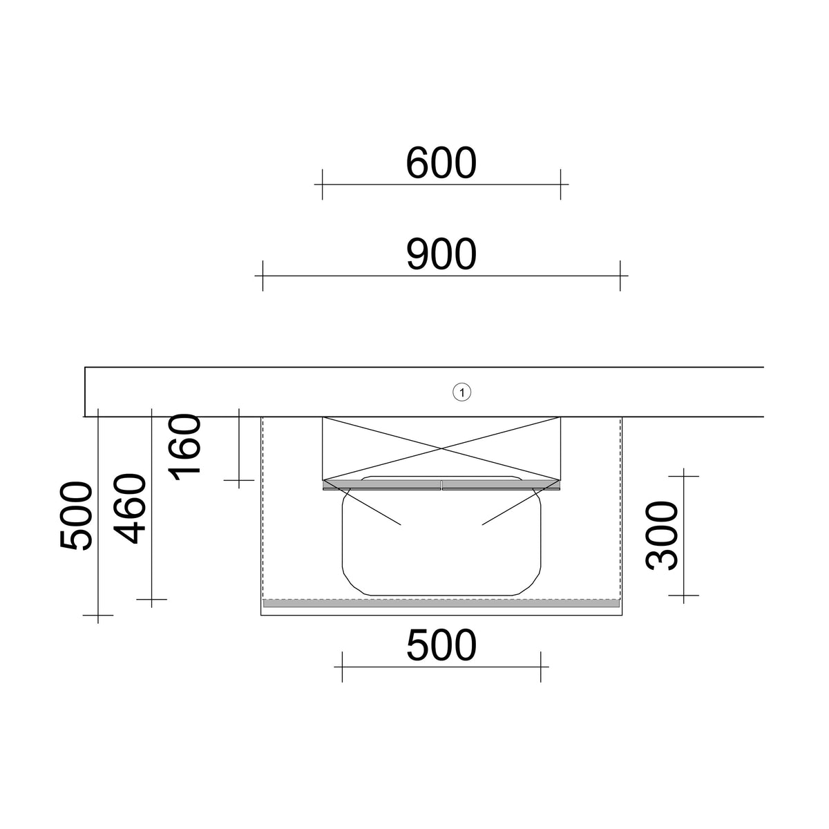 Unit-Z Badezimmer-Set Liora – mit Spiegelschrank & LED-Leuchte
