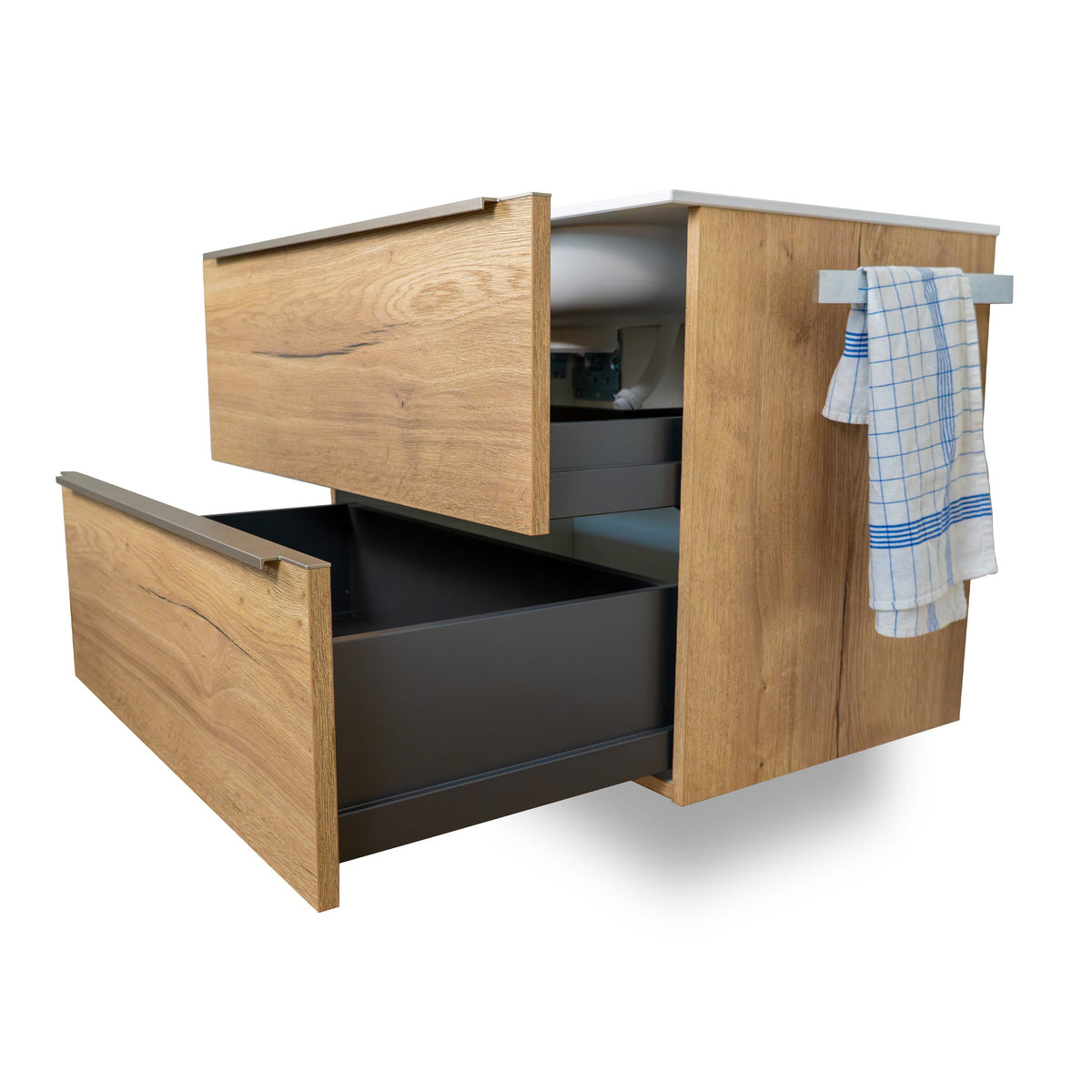 Unit-Z Badezimmer-Set Liora – mit Spiegelschrank & LED-Leuchte