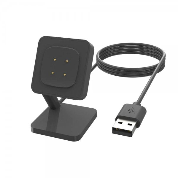 USB 2.0 Kabel 100 cm Ladestation für Fitbit Versa 4 3 Sense 2 1 Smartwatch | System-S