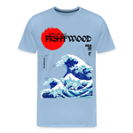 Fightwood® Fightwithstyle Big Waves Premium T-Shirt für Männer – Nachhaltig & Fair