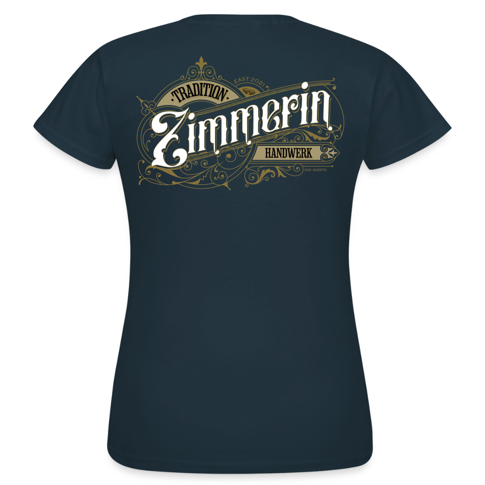 Frauen T-Shirt "Zimmerin"-Nostalgie