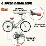 Women's 6 Speed Cruiser Bicycle