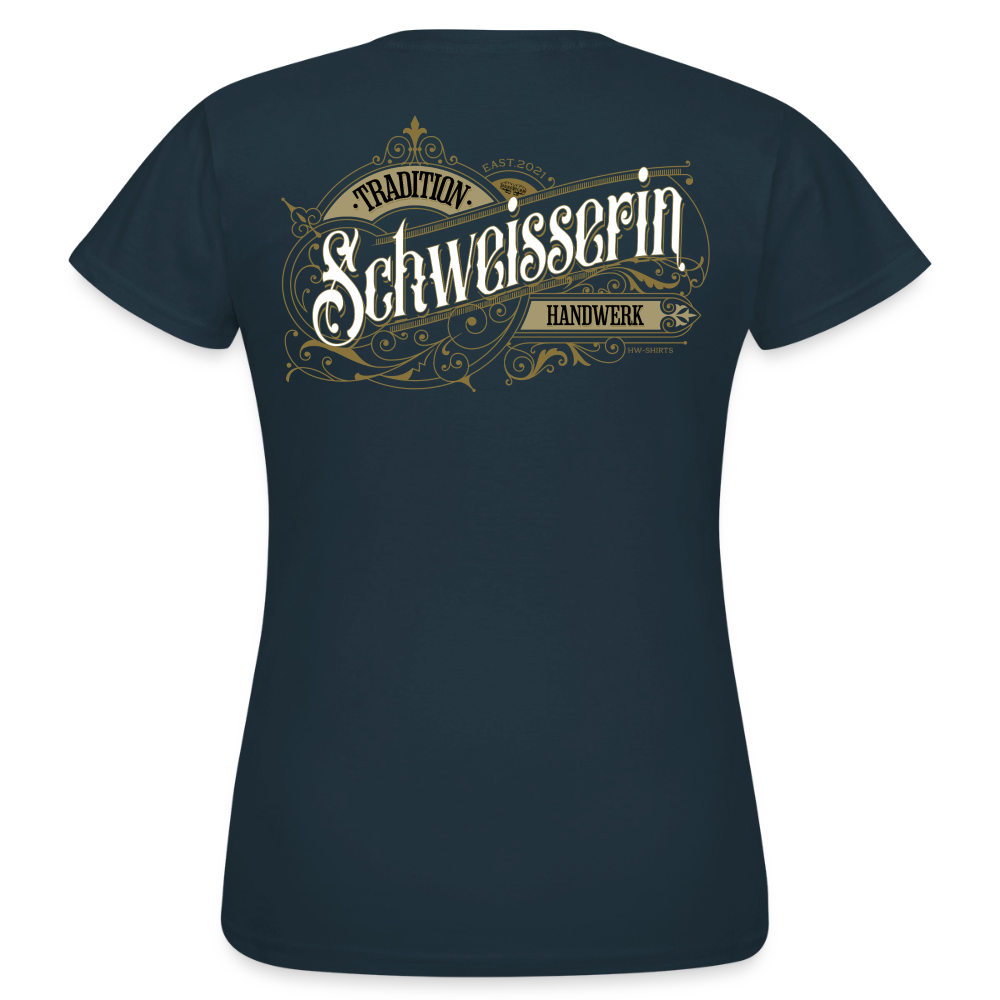 Frauen T-Shirt "Schweisserin"-Nostalgie